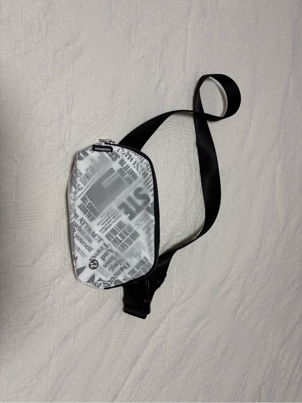 lululemon athletica Black & White Graphic belt Bag